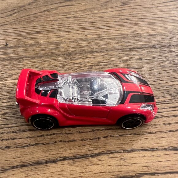 Hot Wheels 2012 Quick N Sik Red & Black Die-Cast Toy Car 1:64 Scale Collectible - Picture 2 of 4